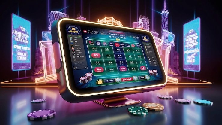 নিয়ন আলোয় cxbet হোমপেজের বিনোদন দৃশ্য